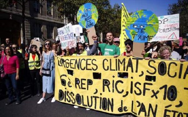 Протести против климатските промени во Париз, 21 септември 2019