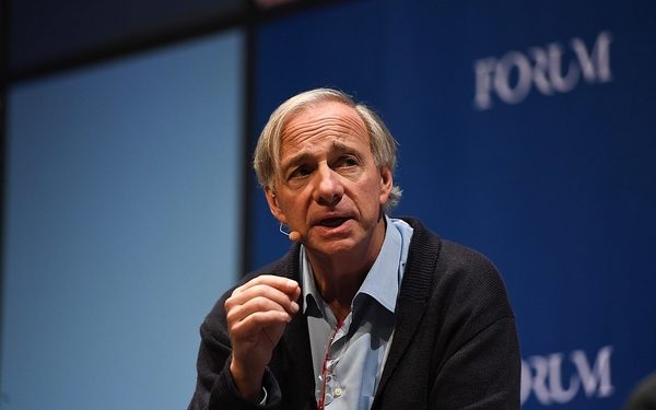 7 November 2018; Ray Dalio, Founder, Co-Chief Investment Officer & Co-Chairman, Bridgewater Associates on the Forum Stage during day two of Web Summit 2018 at the Altice Arena in Lisbon, Portugal. Photo by Harry Murphy/Web Summit via Sportsfile