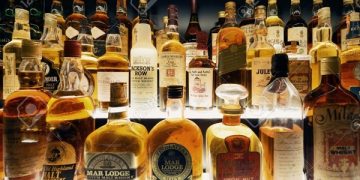 Scottish Whisky collection in Edinburgh.