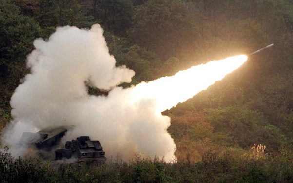 THIS PHOTO IS NOT TO BE REPUBLISHED AS WE NO LONGER SUBSCRIBE TO REUTERS PHOTOS. 0 A rocket is fired from a Multiple Launch Rocket System vehicle during a drill of the U.S. Army 2nd Infantry Division in Chorwon, near the demilitarized zone separating the two Koreas, about 80km (50 miles) north of Seoul October 17, 2006. U.S. spy satellites have detected suspicious activity

near North Korea's nuclear test site that may signal preparations for another detonation, U.S. television networks have reported. KOREA OUT NO ARCHIVE NO SALES REUTERS/Choi Jae-hoon/The Kyeongin Ilbo (SOUTH KOREA)