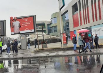 Евакуација на Скопје сити мол
