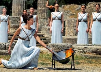 OLYMPICS-GREECE/FLAME-REHEARSAL