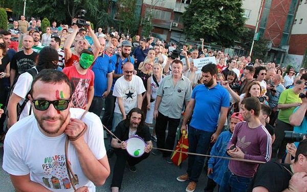 Павле Богоевски, Шарена Револуција, 2016 година (фото: ЦИВИЛ)