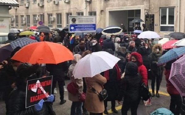 Унија на жените на ВМРО протестираат, март 2021