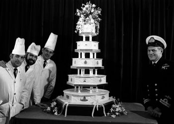 THE OFFICIAL ROYAL WEDDING CAKE FOR DIANA SPENCER AND PRINCE CHARLES (Photo by PA Images via Getty Images)