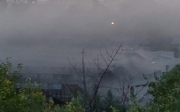 Пожар во скопска „Треска“ (фото: МЕТА.МК)