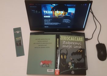 Две дела на Зелокаркаре: серијата „Искини по цртичките“ на Нетфликс и босанскиот превод на книгата „Заборави го моето име“. Фото: Мета.мк.