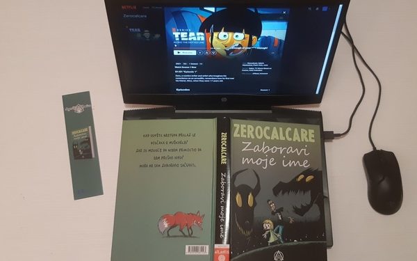 Две дела на Зелокаркаре: серијата „Искини по цртичките“ на Нетфликс и босанскиот превод на книгата „Заборави го моето име“. Фото: Мета.мк.