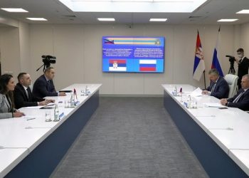 Serbian Minister of Interior Aleksandar Vulin visits Moscow on December 2, 2021. Photo: Thumbnail image of youtube video published by Serbian Ministry of Interior