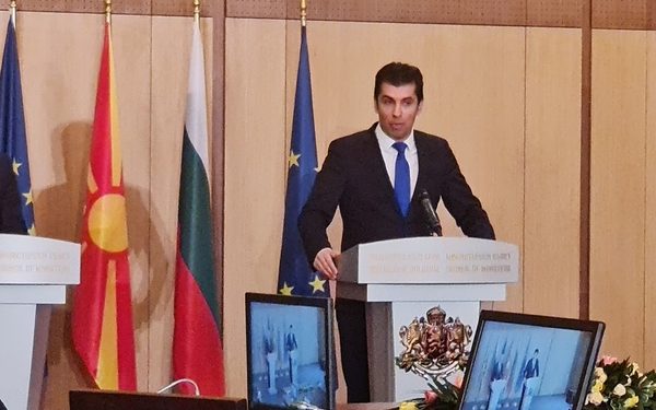 Премиерот на Бугарија, Корил Петков. Фото: Ариан Мехмети