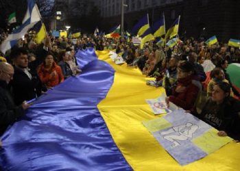 Масовни протести за поддршка на Украина во Софија