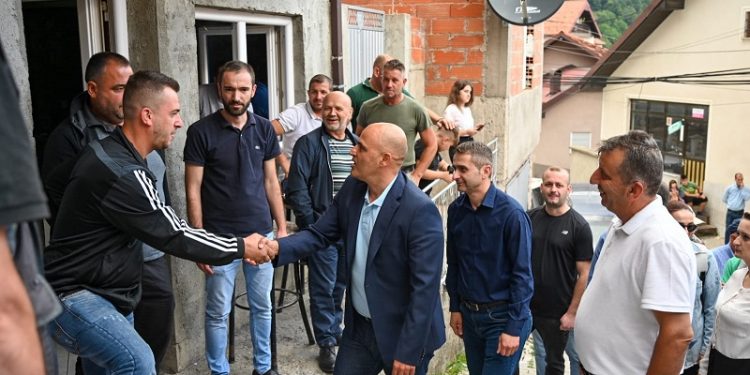 Ковачевски на средба со жителите на Требиште