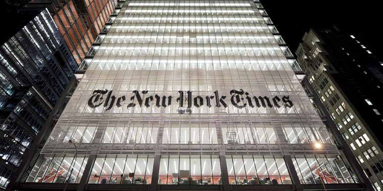 Mandatory Credit: Photo by Justin Lane/EPA/REX/Shutterstock (7832511d)
A View of the New York Times Building in New York New York Usa On 08 December 2008 the New York Times Company Announced On 08 December That is Was Borrowing Up to 255 Million Us Dollars Against the Value of the Building Due to a 400 Million Us Dollar Debt Repayment in Due in May 2009
Usa New York Times - Dec 2008