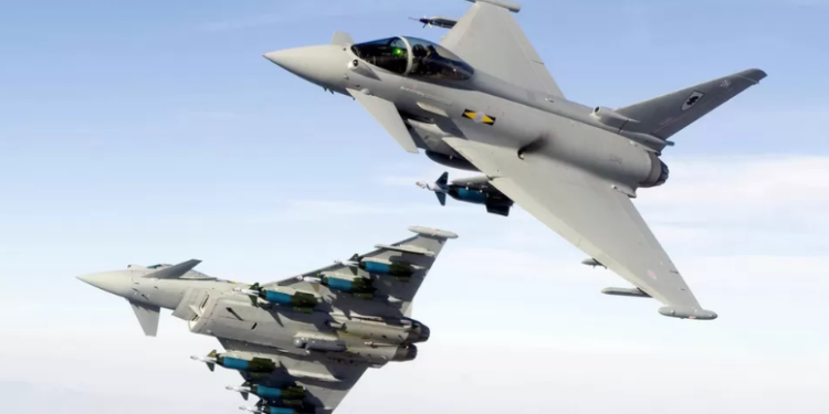 Авиони Тајфун. Фото: Министерство за одбрана на Велика Британија
