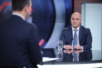 претседателот на СДСМ, Димитар Ковачевски во интервју во емисијата „360 степени“ на телевизија Алсат.