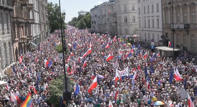 Антивладини протести во Полска