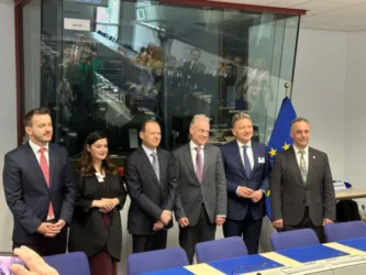 Министерот Азир Алиу во Брисел го потпиша Договорот за партнерство во програмата „Дигитална Европа (2021-2027)“ со ЕУ