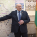 Александар Лукашенко пред воена мапа на која е прикажан руски упад во Молдавија од Одеса, 1 март 2022 (Foto: Wikimedia Commons)