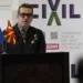 Од конференцијата „Украина, година на хероизмот“, Дом на Армијата, Скопје, 24 февруари 2023 (фото: Б. Јордановска/ЦИВИЛ)