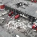 Терминалот Нова Пошта во Коротич, во областа Харкив, уништен во руски ракетен напад на 21 Октомври