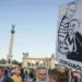 Протест пред руската амбасада во Будимпешта / Фото: Икс