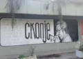 Скопје, ГТЦ, графити и мурали „Градот убав“ . Фото: Фронтлајн