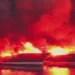 Најмалку 30 јахти изгореа во голем пожар во Медулин на хрватското крајбрежје