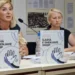 Промоција на првиот прирачник за комуникација на знаковен јазик на албански јазик, Валдета Касапи, Аделина Хаскај фото: Коха.мк