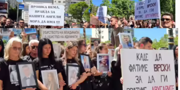 „Марш за ангелите“ во Скопје. Фото: Ј. Ѓорѓиоски