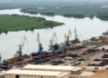 Руското пристаниште Оља во Астраханската област, Русија. Фото: Веб-страница на трговското пристаниште Оља